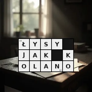 Hasło krzyżówkowe o człowieku kompletnie łysy - łysy jak kolano – rozwiązanie, synonimy, podpowiedzi i definicje krzyżówkowe